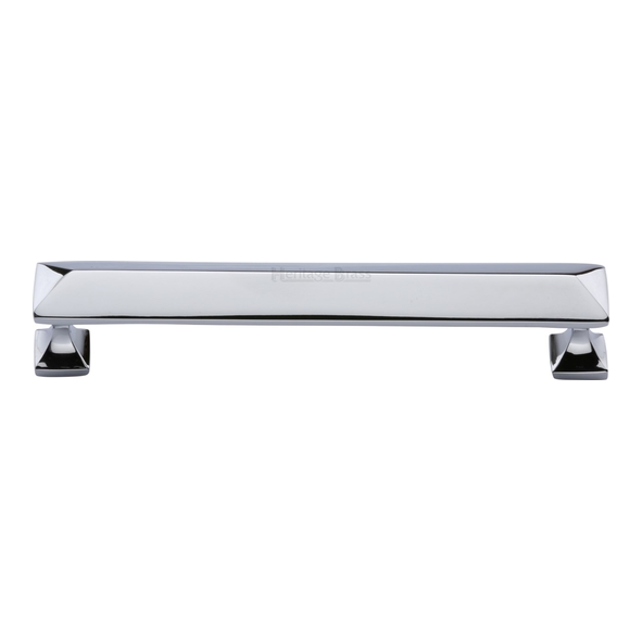 C2231 152-PC • 152 x 169 x 35mm • Polished Chrome • Heritage Brass Pyramid Cabinet Pull Handle